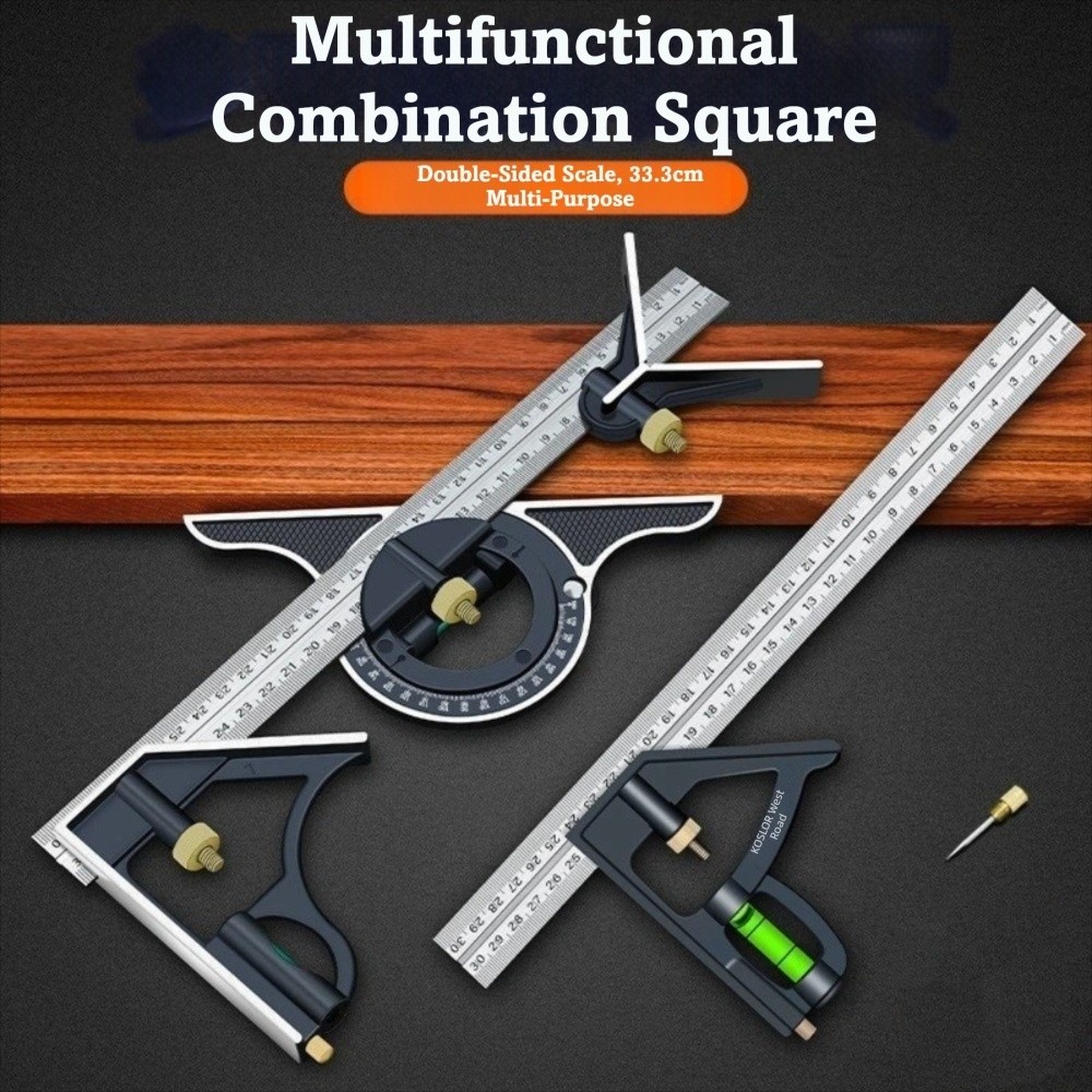 Woodworking For Engineers - Righello Combinato 3-in-1 da 300mm con