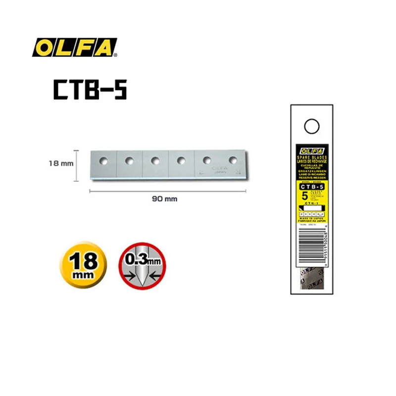 Woodworking In Japan - OLFA CTB-5 5 lame a scatto
