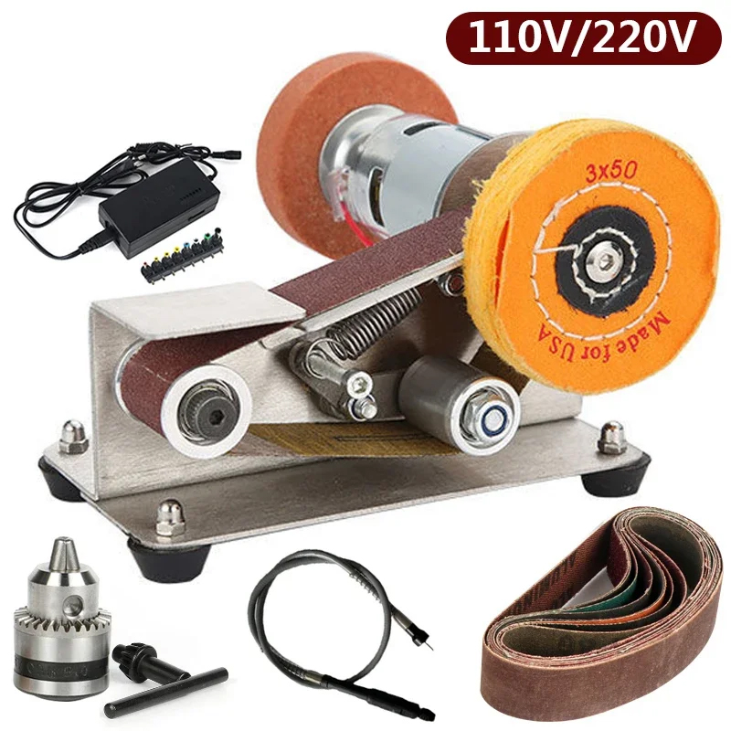 Woodworking Ai - Mini levigatrice multifunzionale in acciaio inossidabile