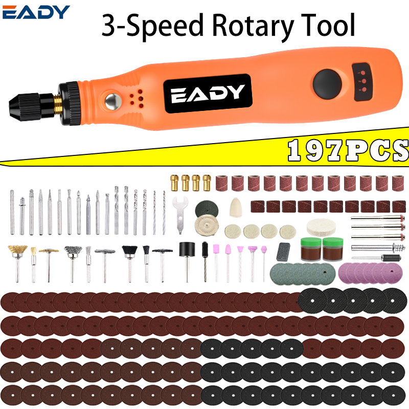 Woodworking Joinery - Kit di utensili rotanti senza fili