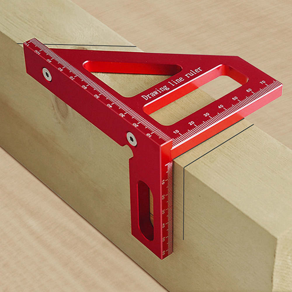 Woodworking For Engineers - Righello Triangolare in Lega di Alluminio