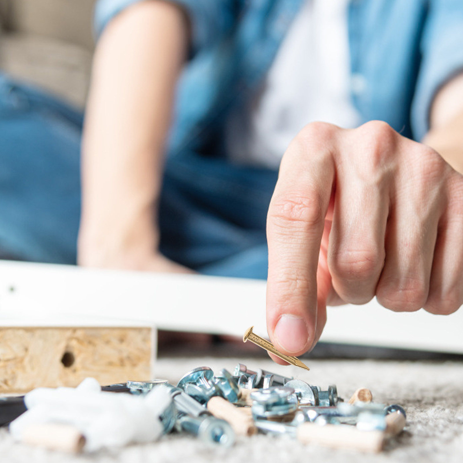 Woodworking Projects Art - Confezione da 1 Chiodi Robusti in