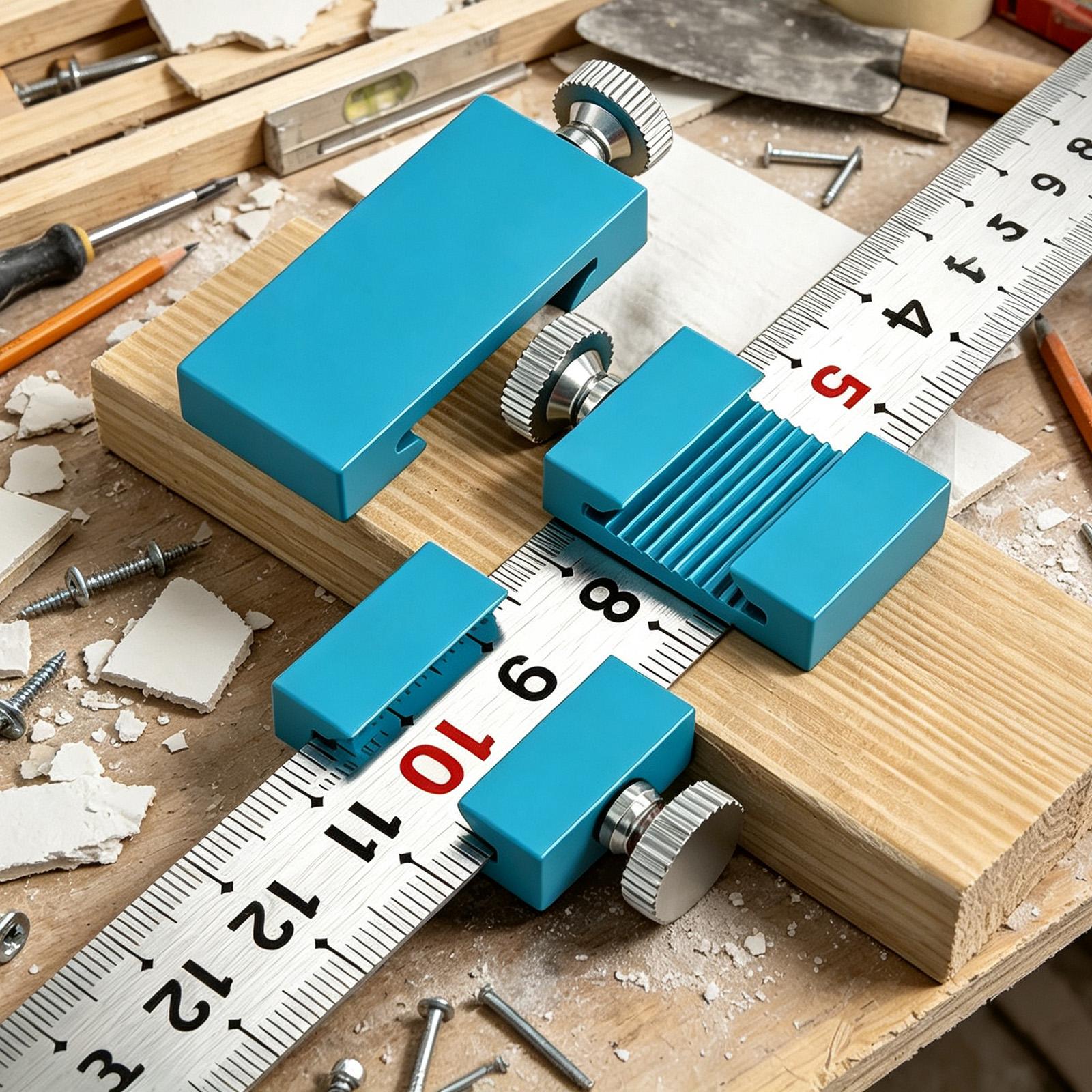 Woodworking Ruler - Strumenti per Falegnameria: Righello per Carpenteria,