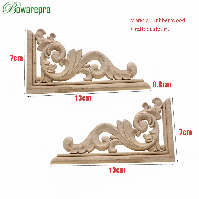 Woodworking Joinery - 13 cm Unico legno floreale naturale