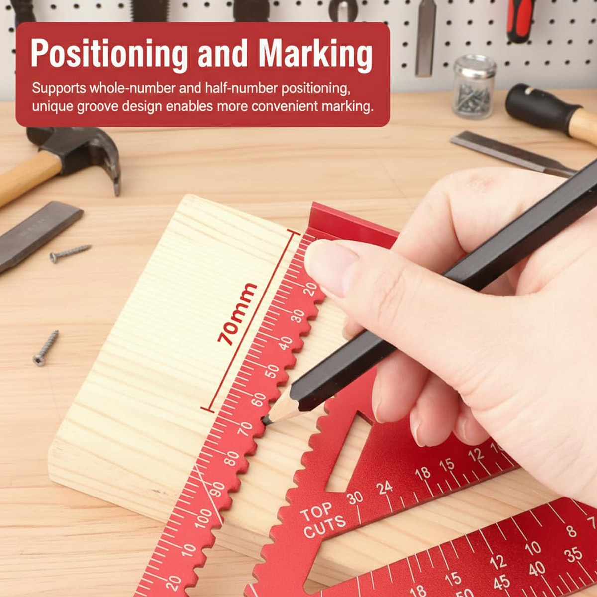 Righello Triangolare in Lega d - Woodworking Ruler recensione e prezzo