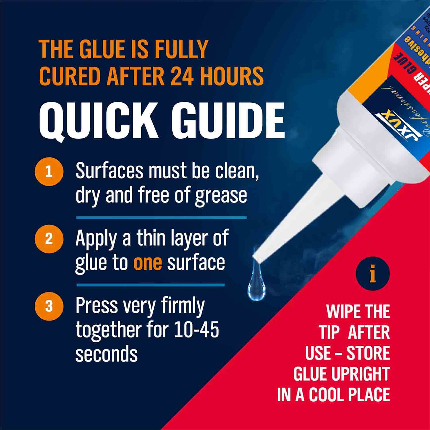 JXVX 1-5 pezzi Super colla 502 - Woodworking Quick Glue recensione e prezzo
