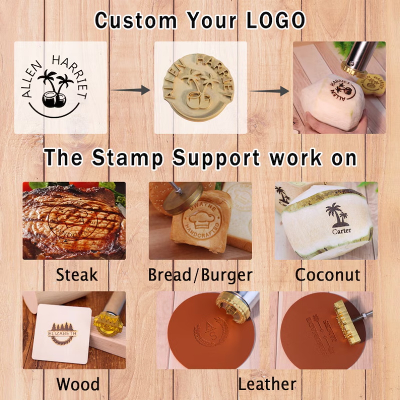 Timbro a caldo personalizzato  - Woodworking Logo Design recensione e prezzo