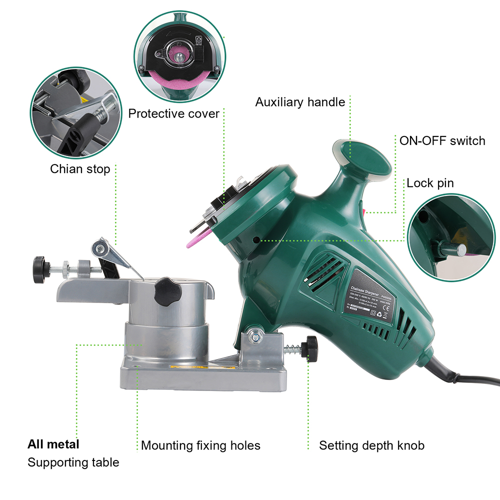 Affilatrice per motoseghe POSE - Woodworking Electric Saw recensione e prezzo