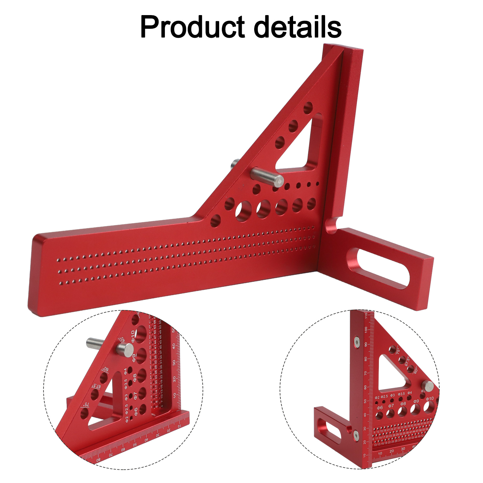 Righello a goniometro 3D rosso - Woodworking For Engineers recensione e prezzo