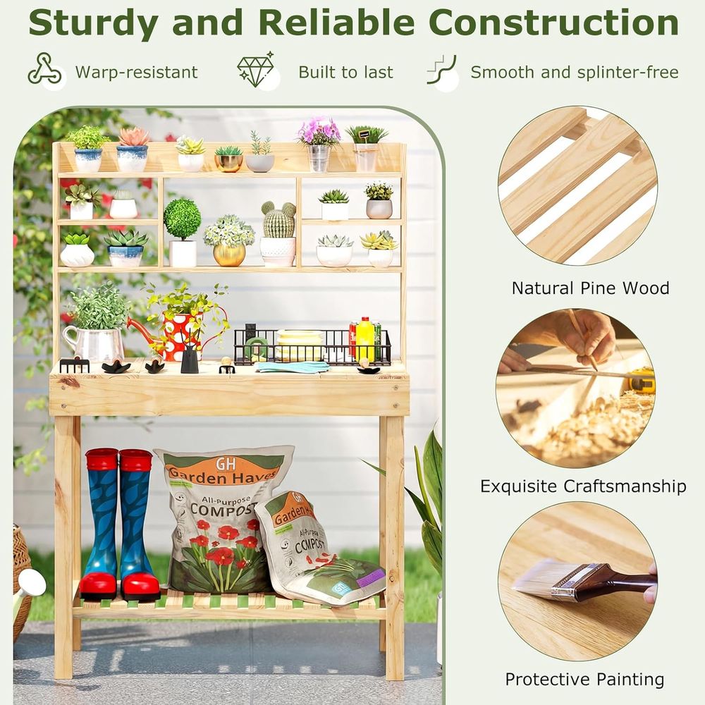 Tavolo da Giardinaggio, Banco  - Woodworking Bench recensione e prezzo