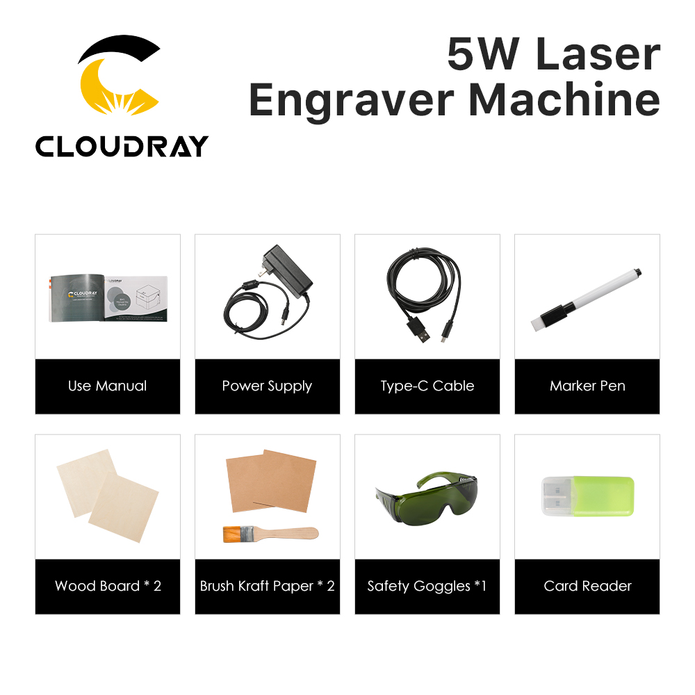Incisore Laser Cloudray BM1, S - Woodworking Ai recensione e prezzo