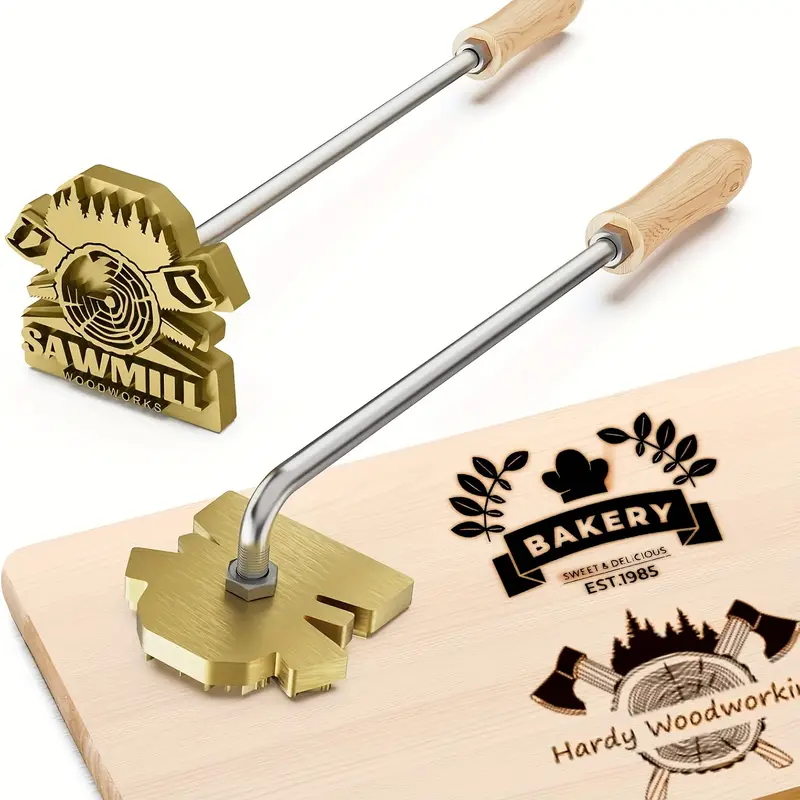 Timbro in ferro personalizzato - Woodworking Logo Design recensione e prezzo