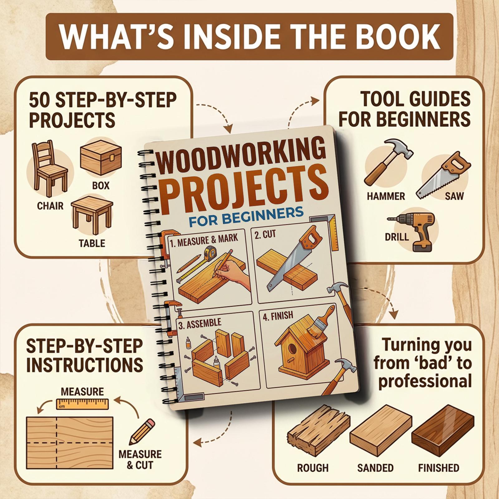Libro di falegnameria per prin - Woodworking Book recensione e prezzo