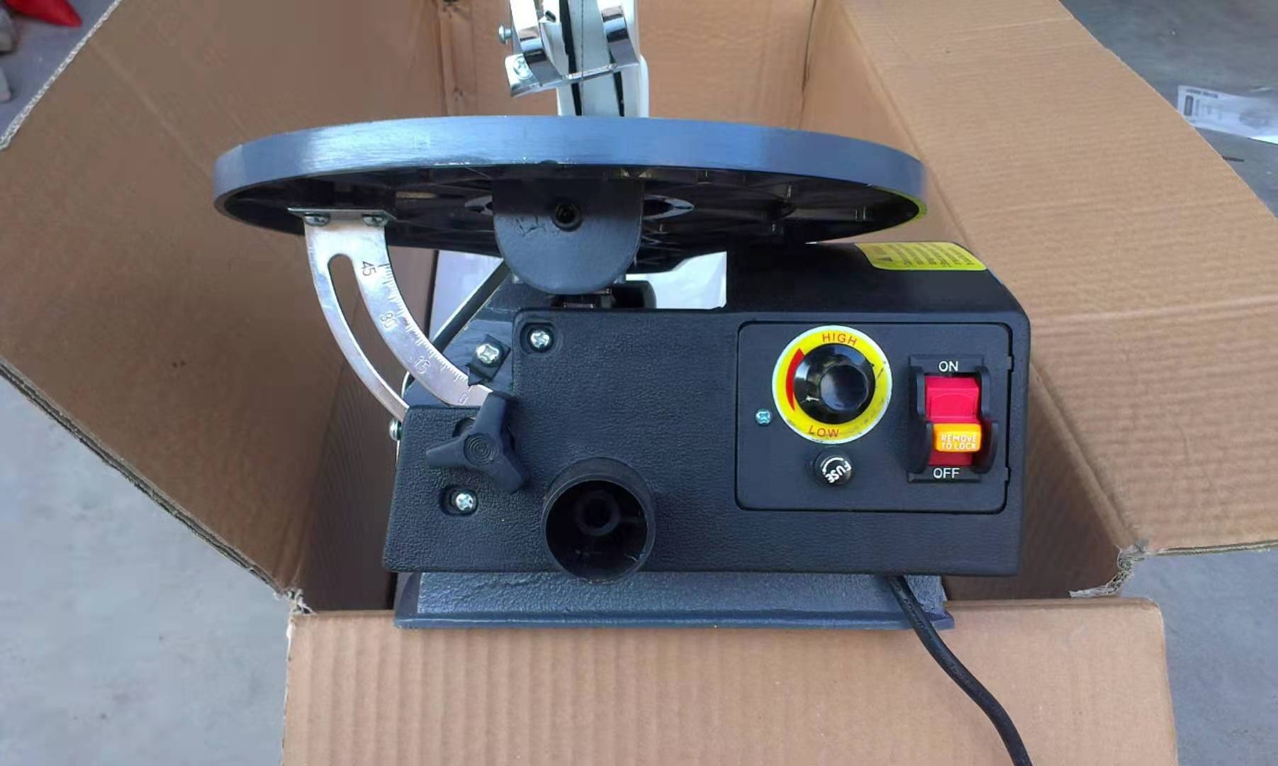 Taglio del legno Desktop indus - Woodworking Electric Saw recensione e prezzo